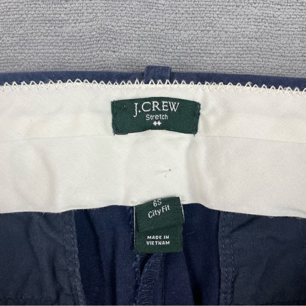 J Crew City Fit Navy Blue Khaki Dress Pants Women’s Size 6S - Picture 3 of 8
